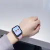 Adequado para Pulseira de Relógio Apple de Silicone Cor Sólida Ajuste Slim Cintura Fina Pulseira Famosa na Internet Pulseira Fashion Iwatch