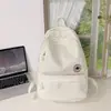 Mochila universitária altamente estilosa para mulheres, mochila de viagem simples de grande capacidade, mochila da moda de alta qualidade versão coreana