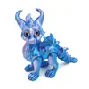 Alas Impresas en 3D Transfronterizas Dragón Volador Articulaciones de Ojo Artificiales Modelo Creativo Móvil Juguetes de Animales Adornos Hechos a Mano Venta al por Mayor