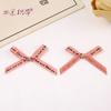 Inglês Letter Bow em estoque Amazon Cross-border Hot Selling 4 centímetros Acabado Mini Handmade 6mm Ribbon Bow