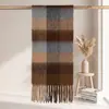 Comércio Transfronteiriço|Cachecol Xadrez de Imitação de Mohair de Alta Qualidade|Xadrez de Acrílico Quente para Outono e Inverno|Suporta Personalização de Logo
