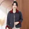 2026 Moda Coreana para Mães Estilosa Primavera Outono Inverno Emagrecedora Valorizadora Chique Novo Estilo Chinês Estilo Nacional Tamanho Plus Versátil Jaqueta