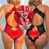 Lencería Sexy de Estilo Europeo y Americano para Mujer, Nuevo Body de Encaje de Talla Grande con Abertura en la Entrepierna y Espalda Descubierta, Venta al por Mayor desde el Fabricante