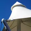 Estructura de Membrana para Marquesina de Supermercado Grande con Medición In Situ de la Estructura del Edificio, Estructura de Membrana para Pasillo y Diseño de Voladizo Cónico
