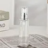 Frasco Spray Transparente Atacado Frasco com Bomba para Loção Essência Frasco de Vidro Transparente Frasco para Emulsão de Água Frasco de Amostra Cosmética