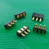 3p Montaje Lateral Pogopín Pasador de Resorte Espaciado 2.5 Altura 2.7 Chapado en Oro Dedal Conector Sonda PG-2-304
