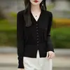 2026 Autumn Collection Women's Knitwear V-neck Cardigan Sweater Women Andy Velvet Plush Sweater Coat Korean Style Wholesale Dropshipping