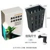 Novo suporte para plantas hidropônicas em vasos, decoração para aquário, suporte para armazenamento de plantas, tanque de aquário, cesta quadrada oca para armazenamento