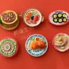 Nuevos imanes de refrigerador de resina tridimensionales 'Gourmet' souvenirs turísticos
