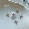 Accesorios Retro de Aleación con Diamantes para Uñas, Estilo Dulce y Fresco de 'Hot Girl', Decoraciones Metálicas para Uñas con Cruces de Circonia Super Brillantes Venta al por Mayor