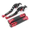 Aplicável para Yamaha FZ6R/N FZ6S FZ8 Alavancas de Freio e Embreagem Dobráveis Modificadas Manoplas de Guidão