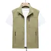 Chaleco de Pesca Delgado de Primavera para Exteriores de Secado Rápido para Hombre Chaleco Impermeable Delgado para Montañismo Fotografía