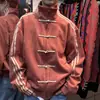 Nueva chaqueta para hombre estilo chino con cierres de botón tradicionales, diseño de primavera, chaqueta tipo béisbol con cuello mao y tres rayas, chaqueta tipo cárdigan deportivo