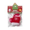 Lindo colgante de peluche navideño para niña, decoración navideña, llavero de muñeca pequeña, colgante de mochila, joyería al por mayor