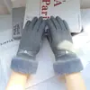 Guantes cálidos de pantalla táctil para mujer, invierno, ciclismo, exteriores, conducción, compras, bicicleta, forrados de polar, cálidos, a prueba de viento