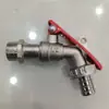 Venta directa de fábrica comercio exterior aleación de zinc rosca externa con bloqueo grifo de cobre accesorios de grifo antirrobo