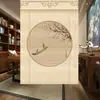 [Personalizado] Caligrafía, Caligrafía, Cortinas de Bambú, Cortinas de Puerta, Cortinas, Persianas Enrollables, Impresión de Partición para el Hogar, Habitación de Té Zen Oscurecedora