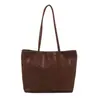 Nova Moda Coreana 2026 Bolsa Feminina de Grande Capacidade, Bolsa de Ombro Simples e Estilosa, Bolsa Tote Casual para Trabalho e Deslocamento