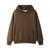 Primavera y Otoño 330g Algodón Chino Compuesto Color Sólido Con Capucha Ropa Moda Marca Joker Pareja Chaqueta para Mujer Hombre