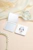 Espejo pequeño portátil al por mayor transfronterizo Espejo portátil plegable de alta apariencia Mini espejo cosmético DIY