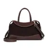 Bolso de Mano Transfronterizo de Lujo Ligero y Temperamento Sencillo para Mujer, Nuevo Bolso Cruzado de Hombro Único Versátil Clásico para Otoño/Invierno