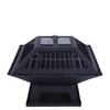 Comercio exterior comercio electrónico carbón cuadrado resistente a altas temperaturas estufa de calefacción exterior patio estufa de leña para barbacoa estufa de barbacoa Brasero