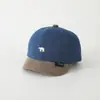 Boné de Baseball Fofo Estilo Coreano para Crianças, Urso Polar de Desenho Animado, Chapéu de Sol para Meninas, Novo Boné Jeans de Aba Curta Estilo Bico de Pato