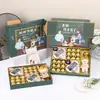 Caja de Papel para Empaque de Regalo de Chocolate del Día del Maestro Caja de Regalo de Dulces Creativa Romántica de 48 Compartimentos Fábrica Venta al Por Mayor en Stock