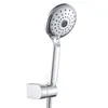 Cabezal de ducha nuevo de ahorro de agua presurizado para comercio exterior transfronterizo Cabezal de ducha ABS Xiamen juego de boquillas de electrochapado de mano