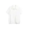 Camisa Polo Tricô Cor Sólida Estilo Retro Americano Old Money de Confúcio Mencius Manga Curta Verão Masculino Feminino Casual Respirável Camiseta de Meia Manga