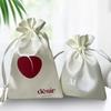 Suministro de fábrica multi-especificación bolsa para joyas de regalo bolsa con cordón para pelucas a prueba de polvo bolsa de almacenamiento impresa con LOGOTIPO