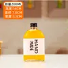 Elaboración de Vino de Ciruela Tarro de Vino Elaboración de Vino Casero Botella de Vidrio Original para Vino Té de Leche Haz Tu Propia Bebida Tarro Sellado Flotante ins