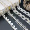 Accesorios Versátiles de Encaje Cinta Coreana Hilo Dorado Encaje Bordado Soluble en Agua Ropa Qipao Hanfu Accesorios Lolita