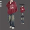 Trajes de Hombre para Primavera y Otoño, Varios Estilos de Conjuntos de Manga Larga, Estilos Delgados Combinados con Jeans, Trajes Casuales de Tres Piezas para Hombre, Ropa Casual Ligera y Madura