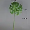 Simulación de Pegamento de Tacto Vegetal Hoja de Tortuga Hoja de Planta Verde Accesorios para Disparos Decoración del Hogar Estilo Nórdico