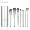 Nuevo Producto Nongying 8 Brochas de Maquillaje Pelo Animal Pincel para Sombras de Ojos Set de Brochas de Maquillaje para Principiantes Cubo de Almacenamiento de Belleza