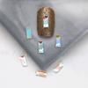 Wengenie mismo estilo Aurora Hielo transparente plano forma especial joya para uñas de diamante Red de diamantes popular punta del dedo Diamante mezclado venta al por mayor