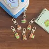 Lindo Llavero Colgante de Capibara Accesorios de Resina Colgante Hecho a Mano DIY Colgante para Bolso de Estudiante Llavero