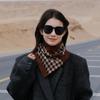Outono e Inverno novo estilo coreano lenço quadrado pequeno feminino moda versátil lenço diagonal gola à prova de frio temperamento quente usar lenço pequeno