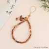 Nuevo Colgante de Cadena para Teléfono con Borla y Calabaza Estilo Chino Llavero Adorno para Bolso Versátil Regalo para Pareja