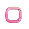 Hebilla Cuadrada Pintada de Colores Anilla de Resorte DIY Accesorios para Joyería de Aleación Llavero Anilla de Resorte Hebilla Versátil para Colgar Hebilla de Bolso