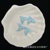 20*20mm ABS Perla de Imitación Agujero para Colgar Cola de Pez Perla Perlas Sueltas Accesorios para Joyería DIY Pegamento Cremoso Abalorios Hechos a Mano