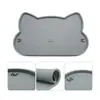 Mantel con Cabeza de Gato Alfombrilla para Mascotas de Silicona Mantel para Mascotas de Amazon Alfombrilla Portátil para Coche de Mascota Cojín para Mascotas Fácil de Limpiar