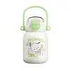26 Tazas Térmicas Nuevas Sanrio 2 Kuromi Portátil para Niños con Aislamiento y Popote para Uso Escolar de Niñas