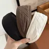 Diadema Ancha de Color Sólido Estilo Retro Coreano con Diseño Único, Tacto de Alta Gama, Adecuada para Lavarse la Cara y Cubrir la Línea del Cabello, Diadema Versátil