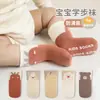 Calcetines para Bebé Primavera y Otoño Anticaídas Calcetines de Media Caña para Niños Bebés Suela Antideslizante Refrigeración Interior Calcetines para el Piso para Recién Nacidos y Niños Pequeños