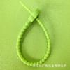 Flor de ameixa flor monocromática silicone gravata diy acessórios de joias artesanais natural coreano corda arco-íris desenho animado epóxi