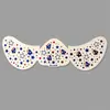 Pegatinas de pecas para el Día de la Independencia Americana Transfronterizas con Estrellas Rojas y Azules, Impermeables y a Prueba de Sudor, Pegatinas de Maquillaje de Fiesta de Larga Duración