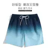 2026 Bermuda de Natação Masculina Verão Perna Reta Tamanho Grande Calça de Cinco Pontos Calça para Águas Termais e Praia Shorts Listrados Calça de Praia Masculina