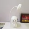 Lámpara de Mesa Astronauta Creativa LED Protección Ocular Recargable Lámpara de Mesa Dormitorio Estudiante Lectura Lámpara de Mesa Pequeña